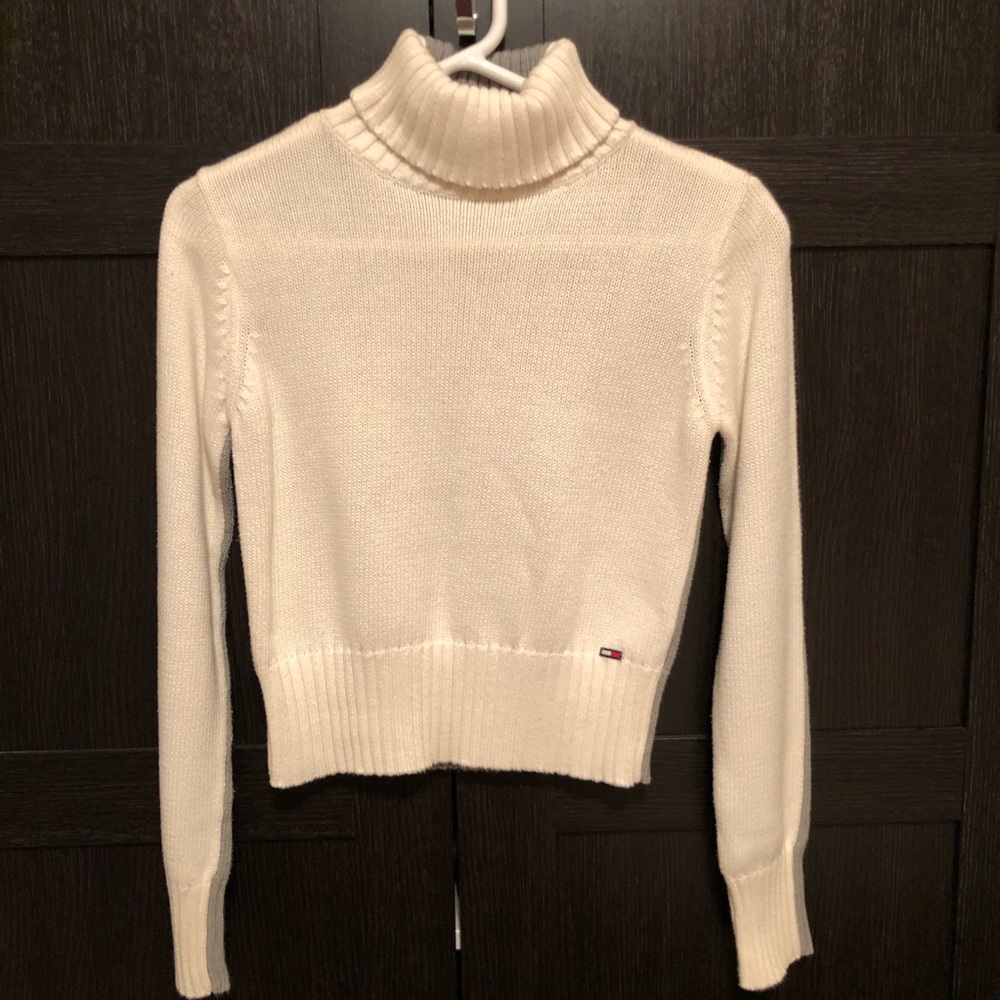 Tommy Hilfiger Turtleneck size M color white/grey